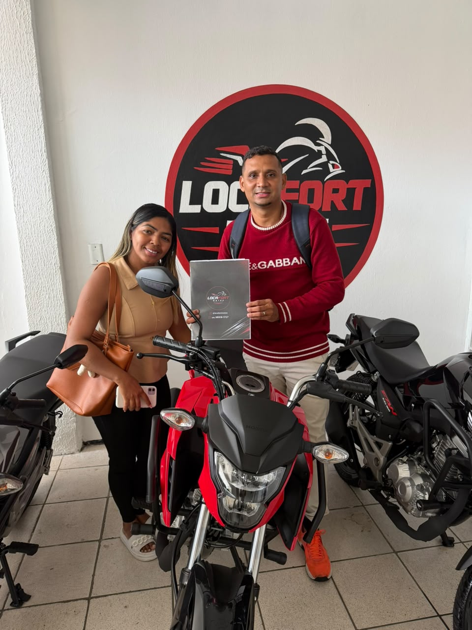 Clientes na Locafort Motos